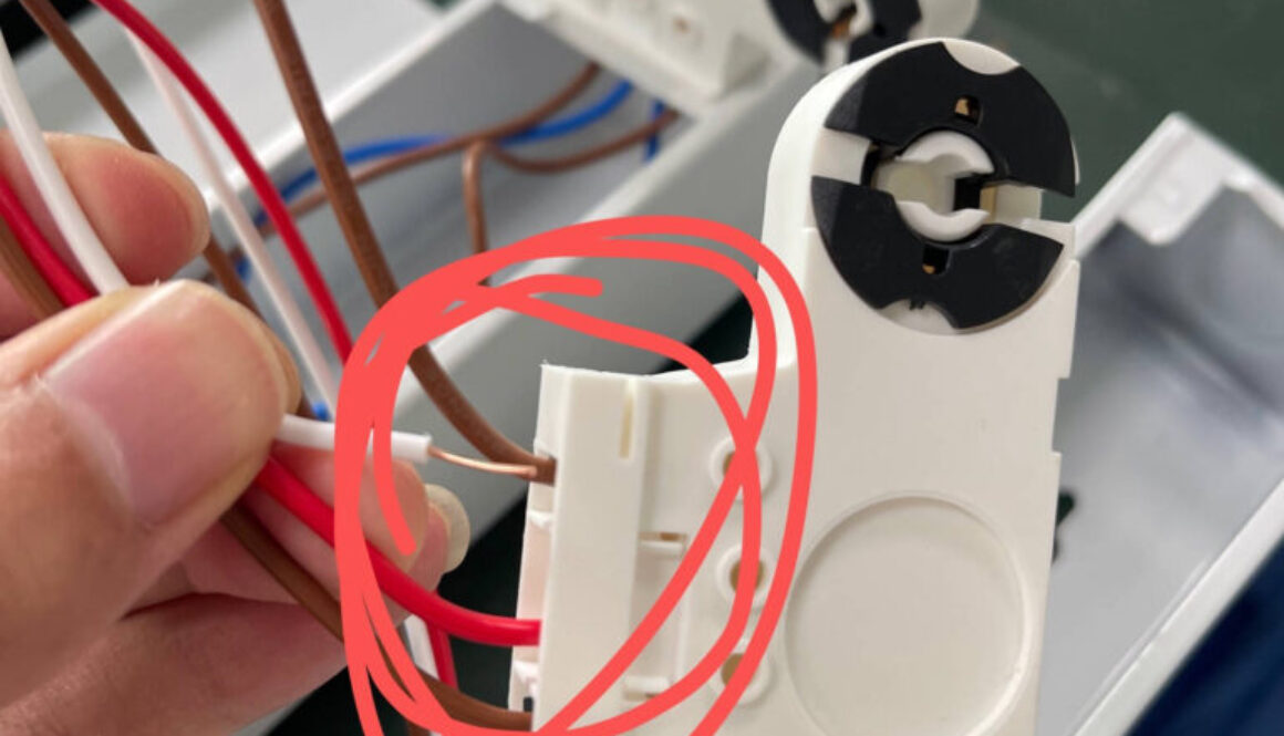 Wires were falling out of the connectors